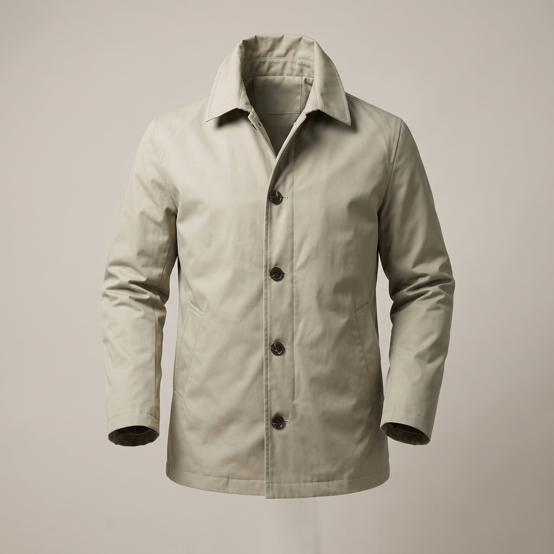 Smart | Wetterfester Regenmantel – Elegante Mittel-Länge für Männer