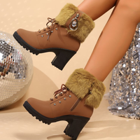 Andrea | Elegant and Cozy Lined Snow Boots