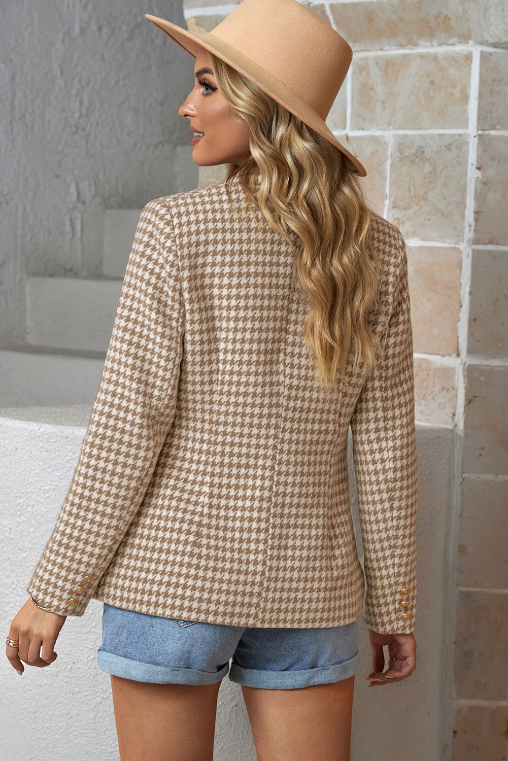 Petra | Elegant and Timeless Houndstooth Blazer
