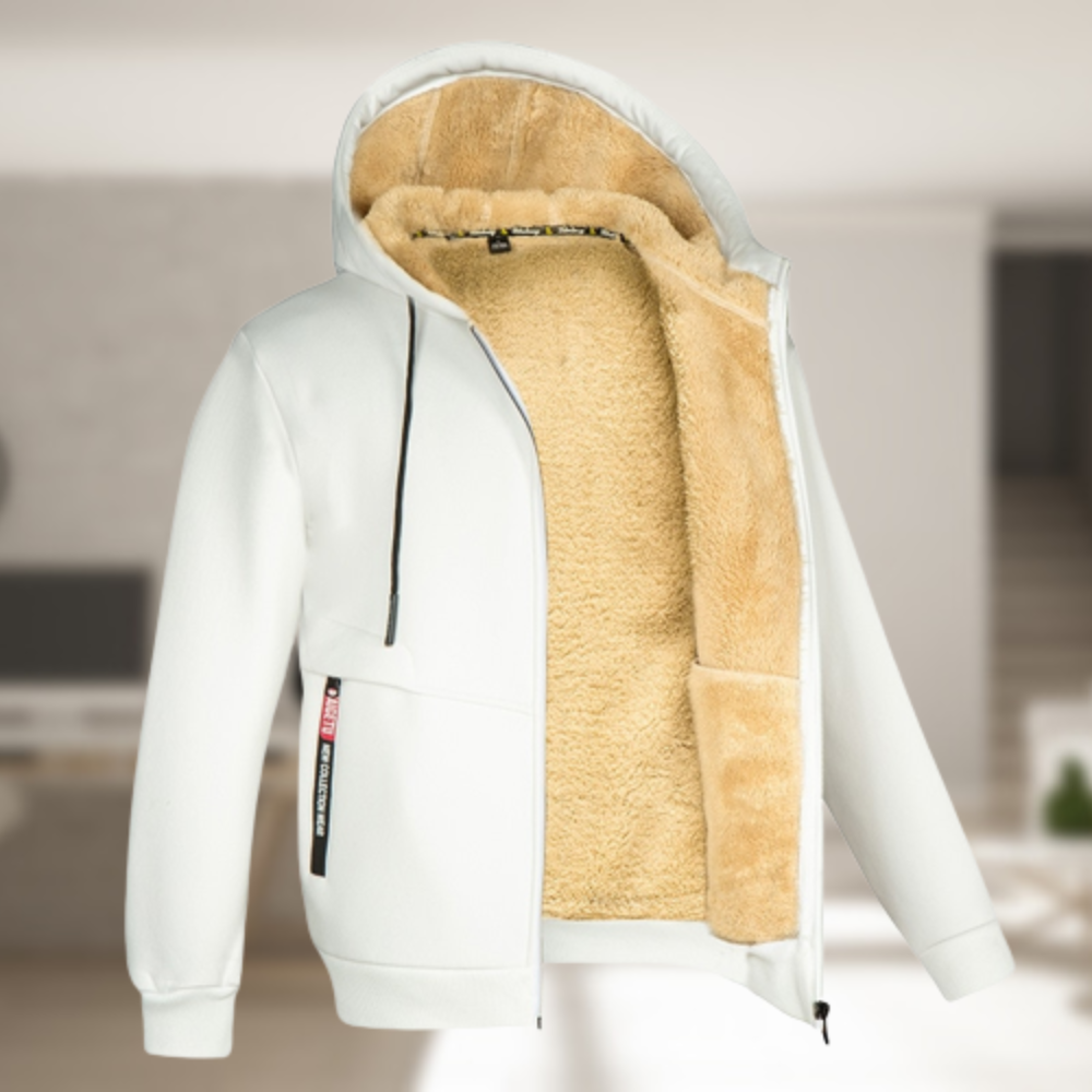 Alwin | Bequeme Jacke für Herren mit Fleece-Futter
