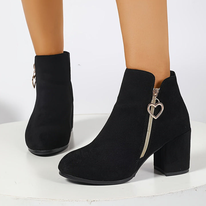 Penelope | Block-Heel Ankle Boots – Eleganter Stil für Frauen