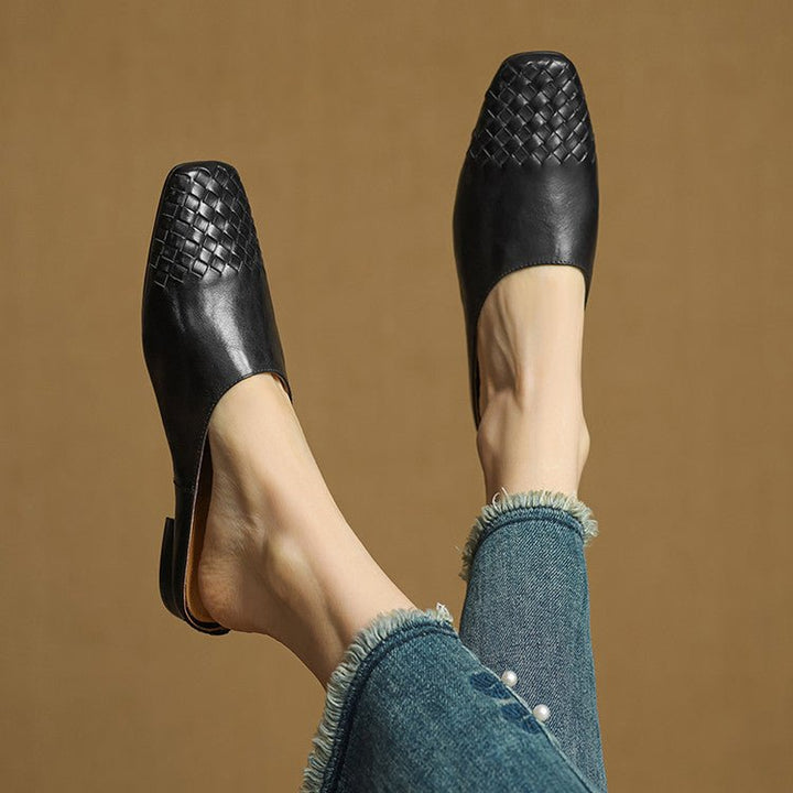 Lucia | Elegant and Stylish Leather Slides