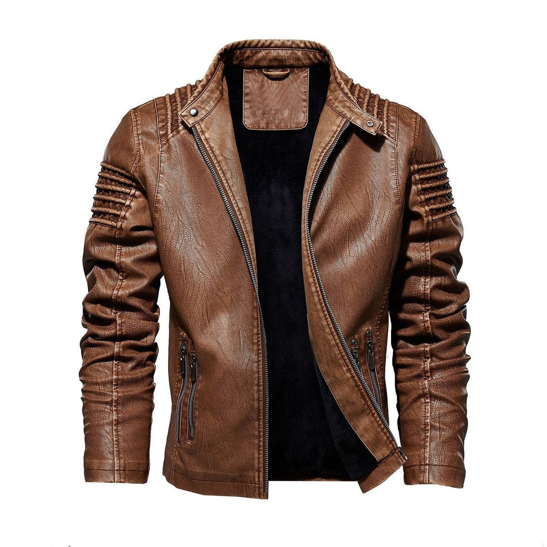 Charlie | Faux Leather Jacket – Biker-Style for Men