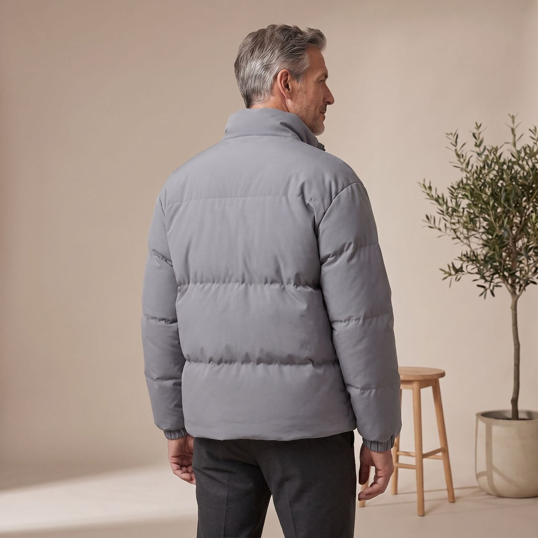 Thomas | Herren Pufferjacke mit Fleecefutter und Stehkragen