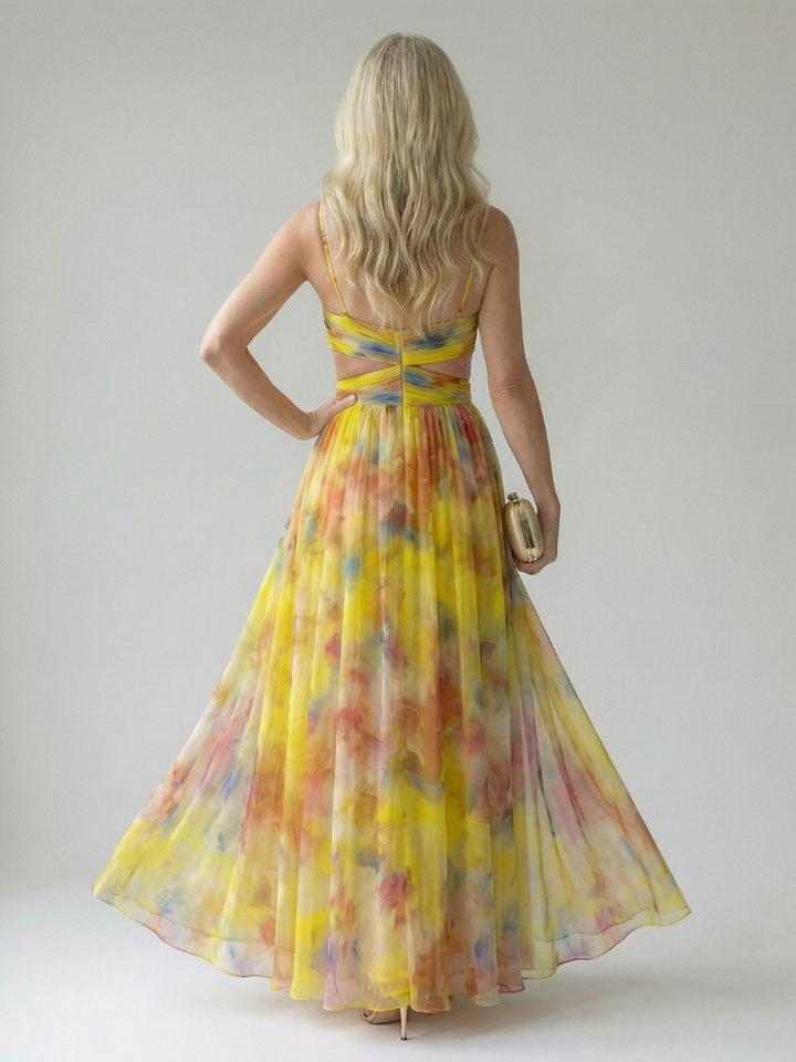Isel | Maxi Kleid – Leichtes Wickeldesign für Frauen