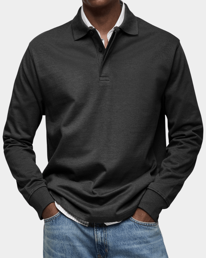 Sterling | Knit Polo – Smart Textured Style for Men