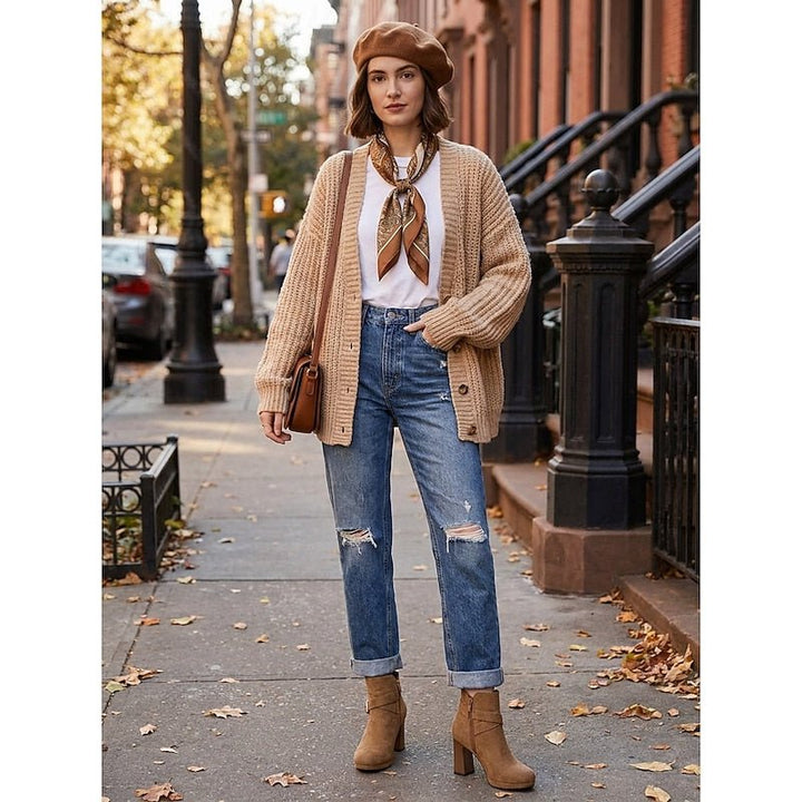 Renata | Block Heel Ankle Boots mit Schnalle