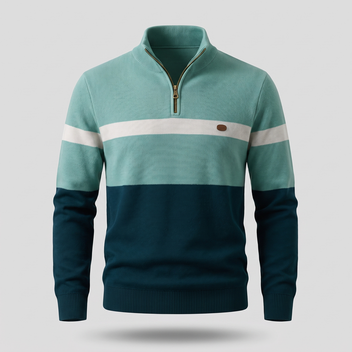 Elston | Quarter-Zip Pullover – Elegante Warmth für Männer