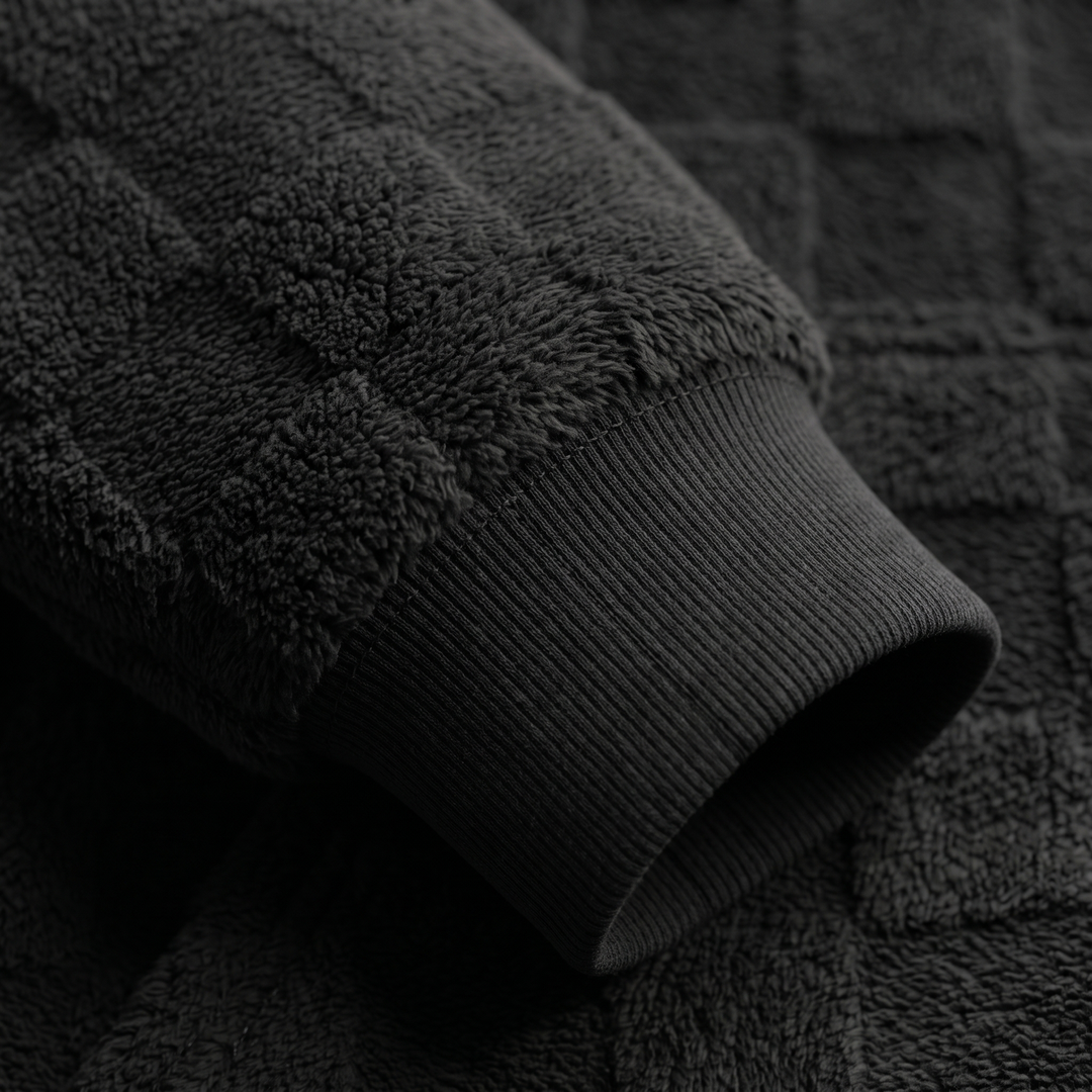 Waffle | Waffle Knit Hoodie – Bequemer Pullover für Männer