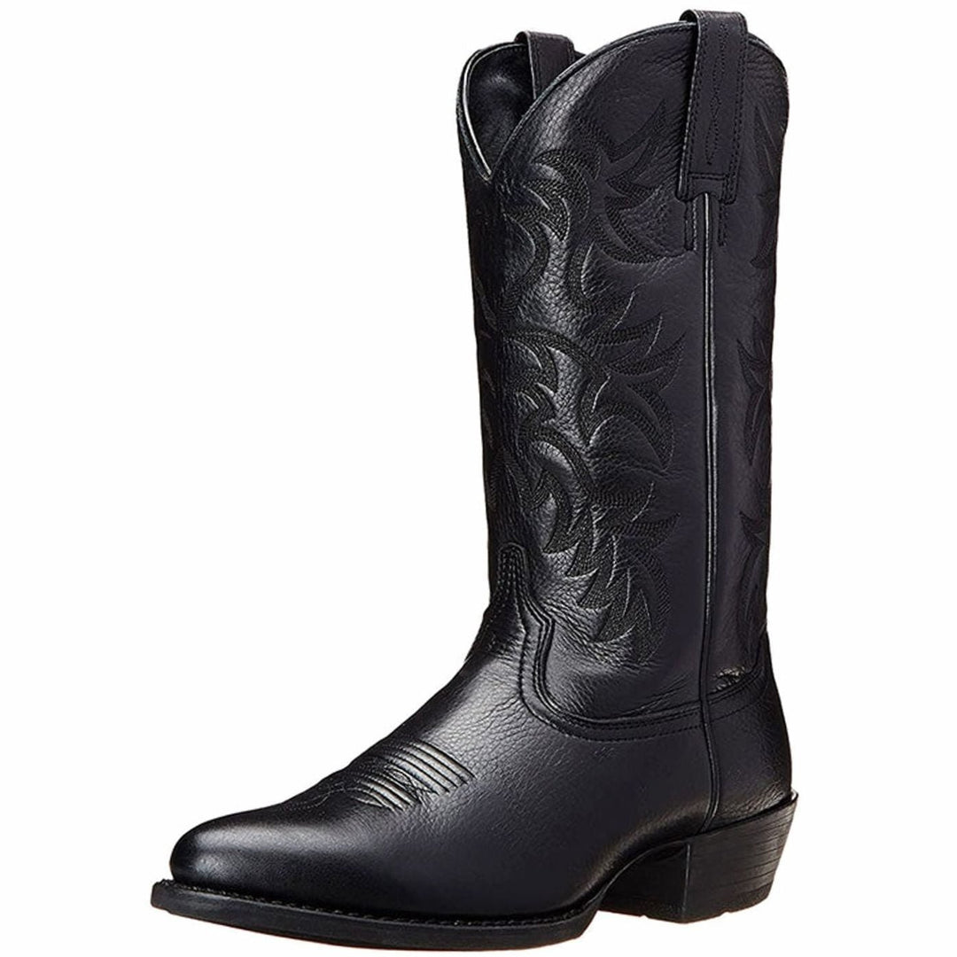 Hannah | Cowboystiefel – Damen mit Western-Stickerei Blockabsatz