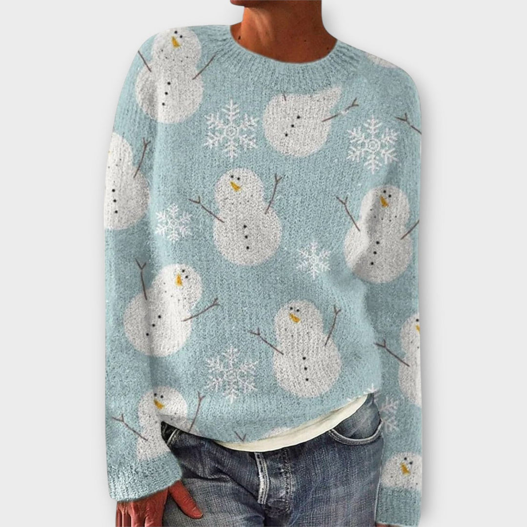 Simone | Weihnachts-Pullover – Gemütlicher Strickstil für Frauen