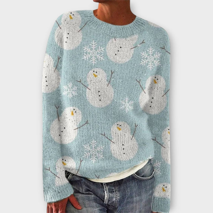 Simone | Weihnachts-Pullover – Gemütlicher Strickstil für Frauen