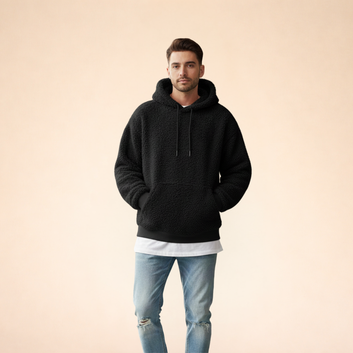 Andreas | Fluffy warm and versatile hoodie