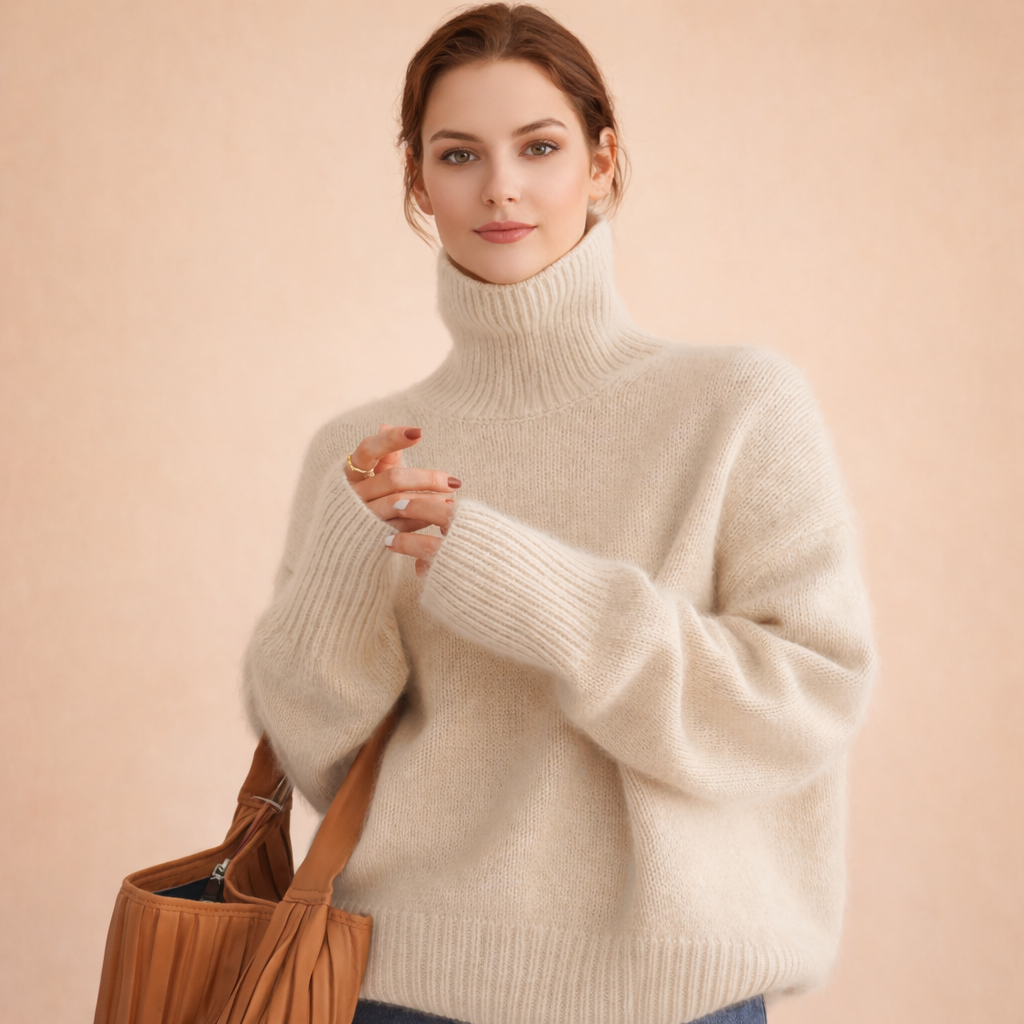 Freya | Cashmere Turtleneck Sweater