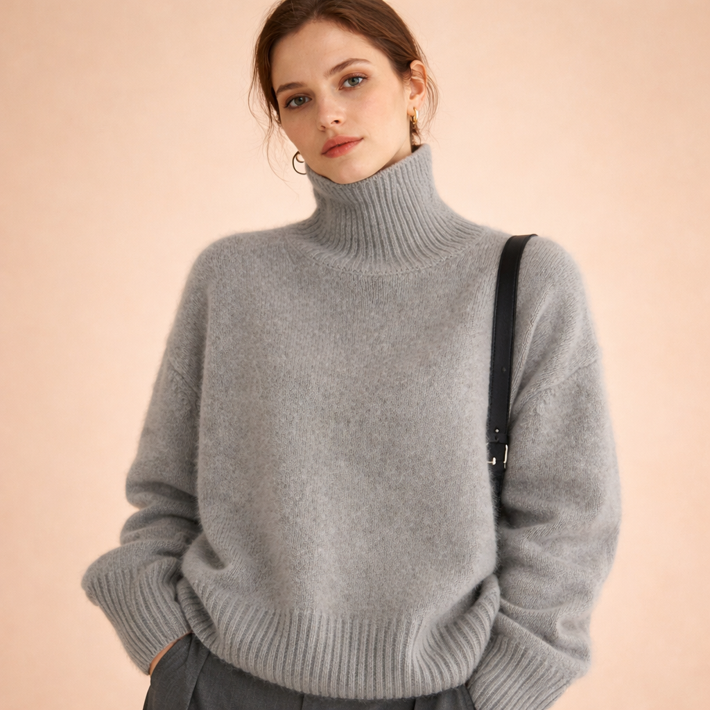 Freya | Cashmere Turtleneck Sweater