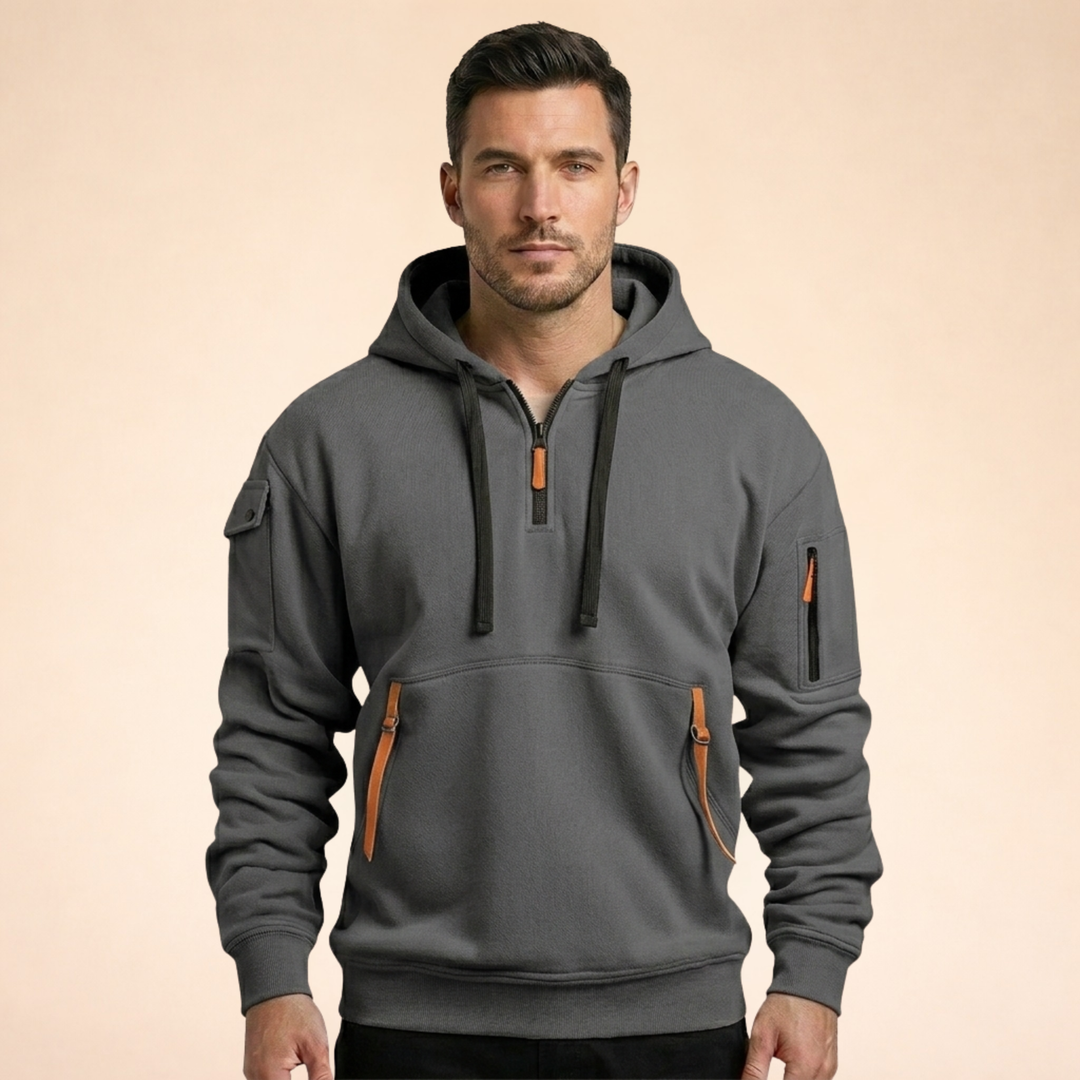 David | Breathable and Comfortable Zip-Up Hoodie