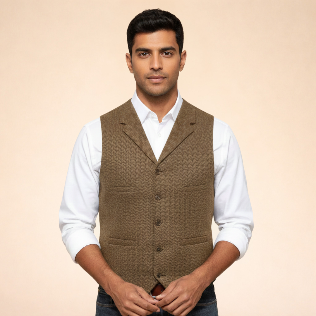 Robert | Elegant and versatile waistcoat for every occasion