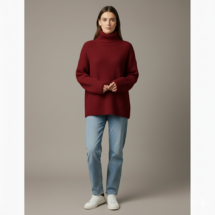 Renata | Damenpullover mit Rollkragen