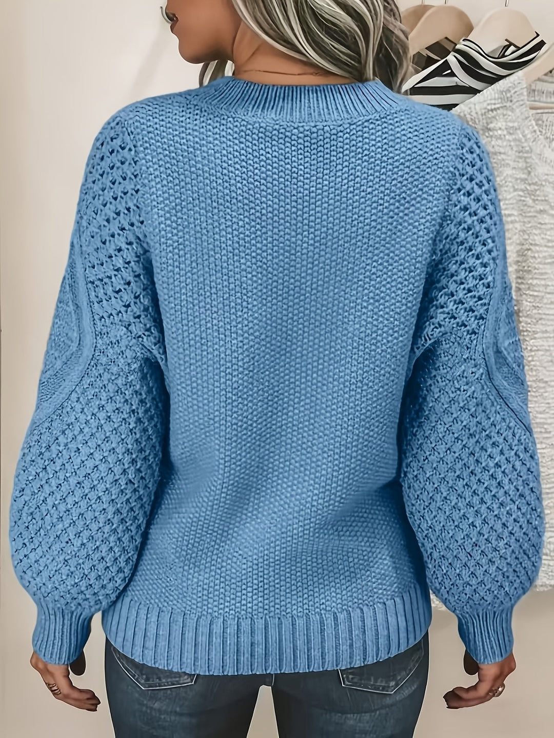 Bonnie | Lantern-Sleeve Sweater für jeden Tag