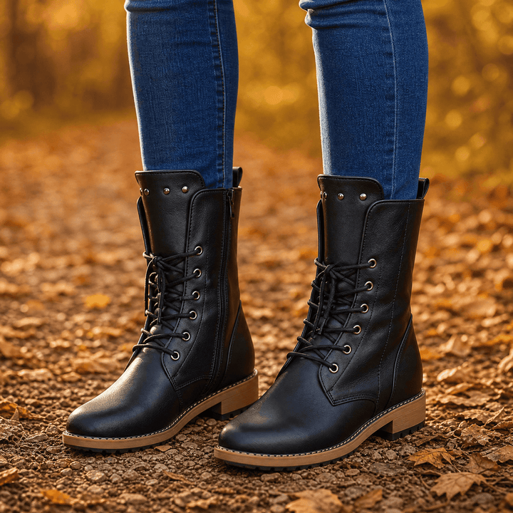 Westlyn | Ankle Boots mit Wolle – Vintage und Bequem für Frauen