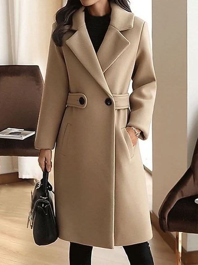 SIENNA | Wollmantel für Frauen – Elegante, zeitlose Silhouette