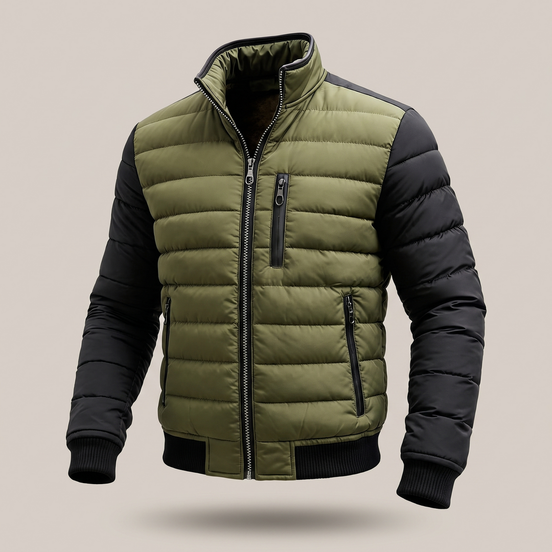 Blaxton | Quilted Zip Jacket – Structuriertes Design für Männer