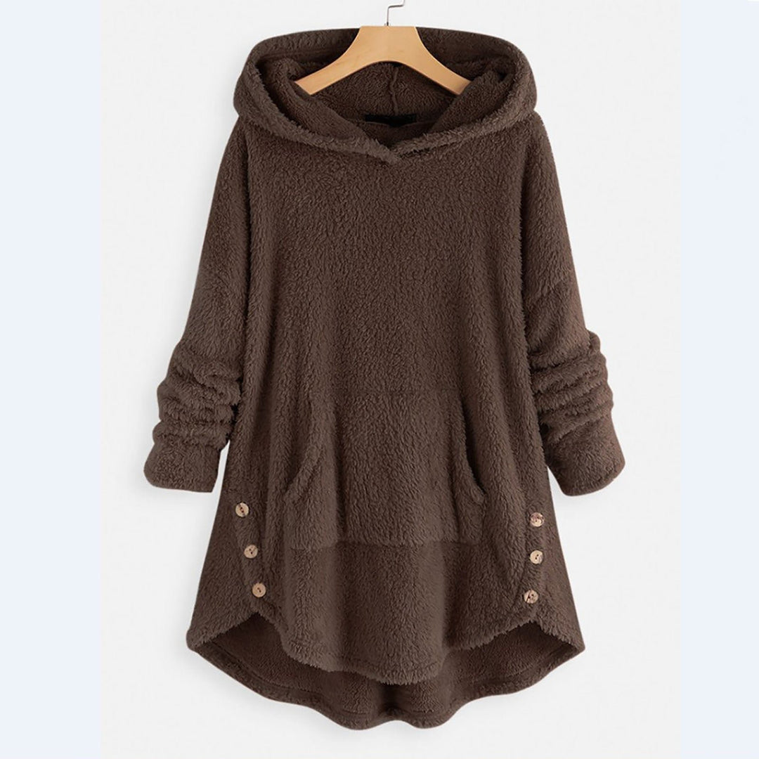 Agnes | Plüsch-Hoodie für Damen – Weich und Warm
