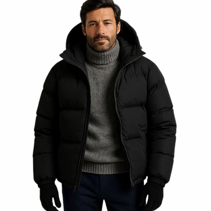 Aiden | Kapuzen Pufferjacke für Herren – Gemütliche Steppoptik