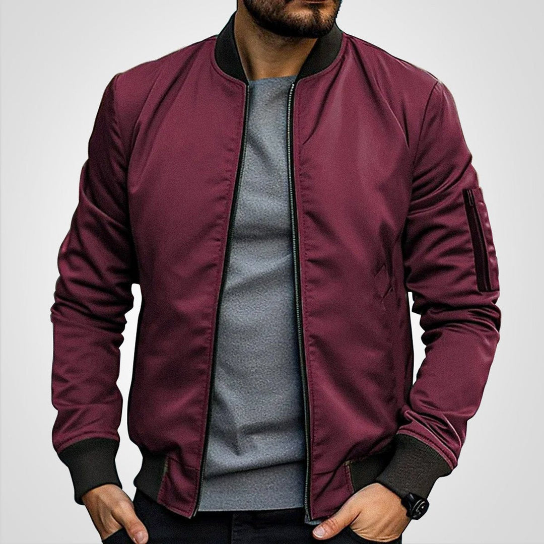 Thomas | Classic Men’s Bomber Jacket with Lightweight Transitional Comfort