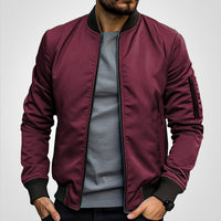 Thomas | Classic Men’s Bomber Jacket with Lightweight Transitional Comfort