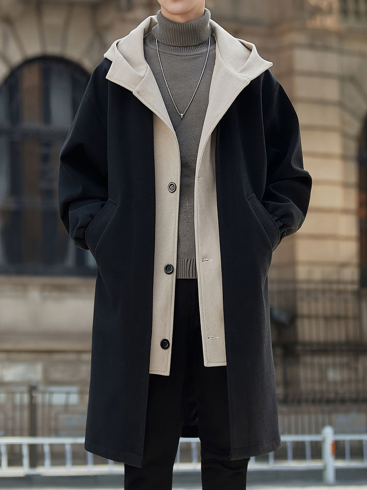 Harrison | Hooded Longline Coat – Zeitlose Eleganz für Jeden Tag