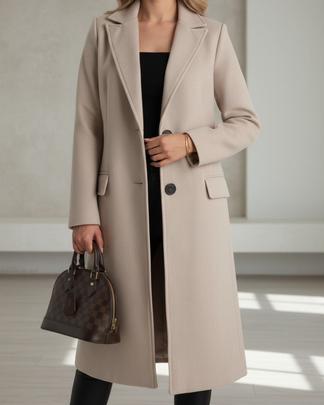 Lucienne | Long Coat – Zeitlose Eleganz für Frauen