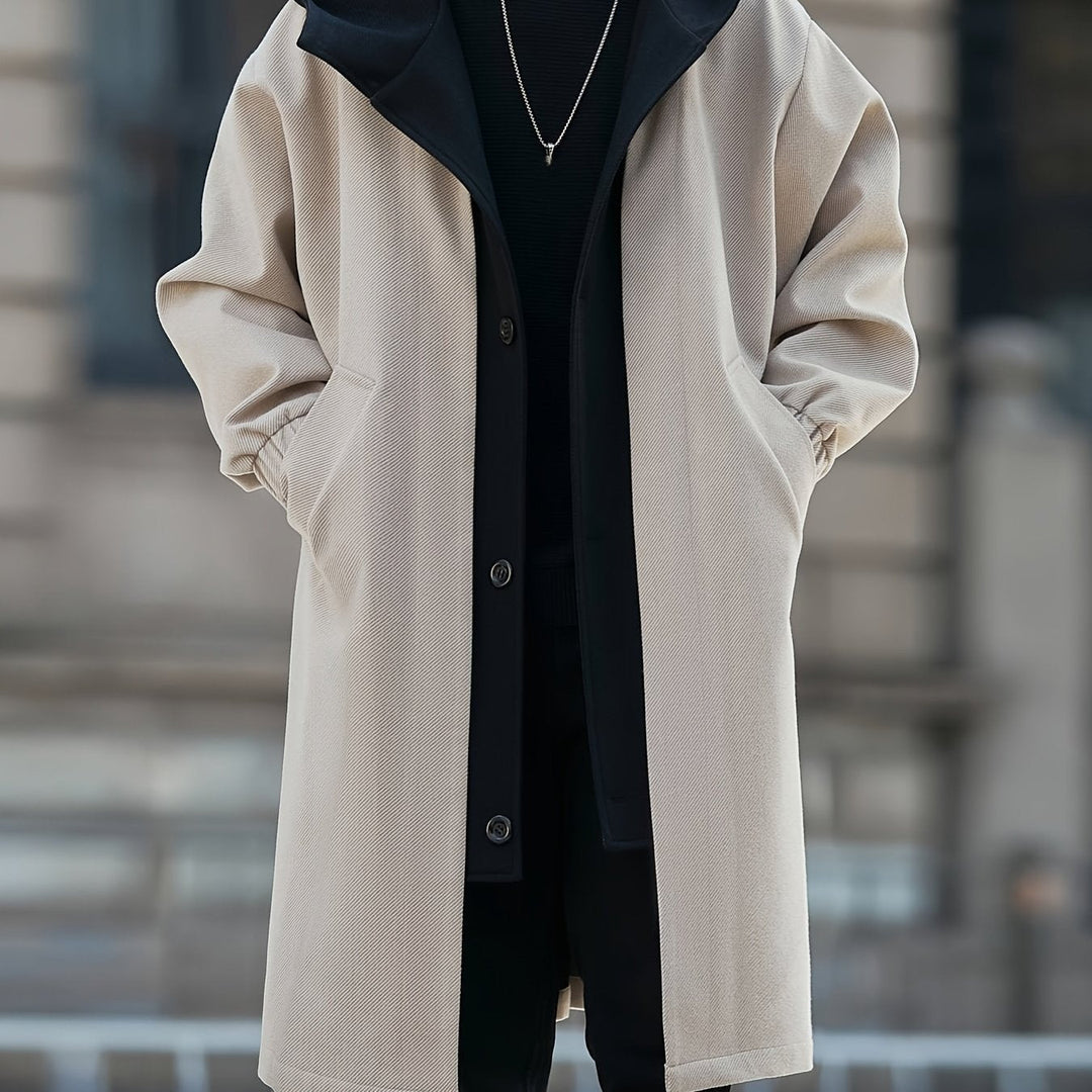 Harrison | Hooded Longline Coat – Zeitlose Eleganz für Jeden Tag