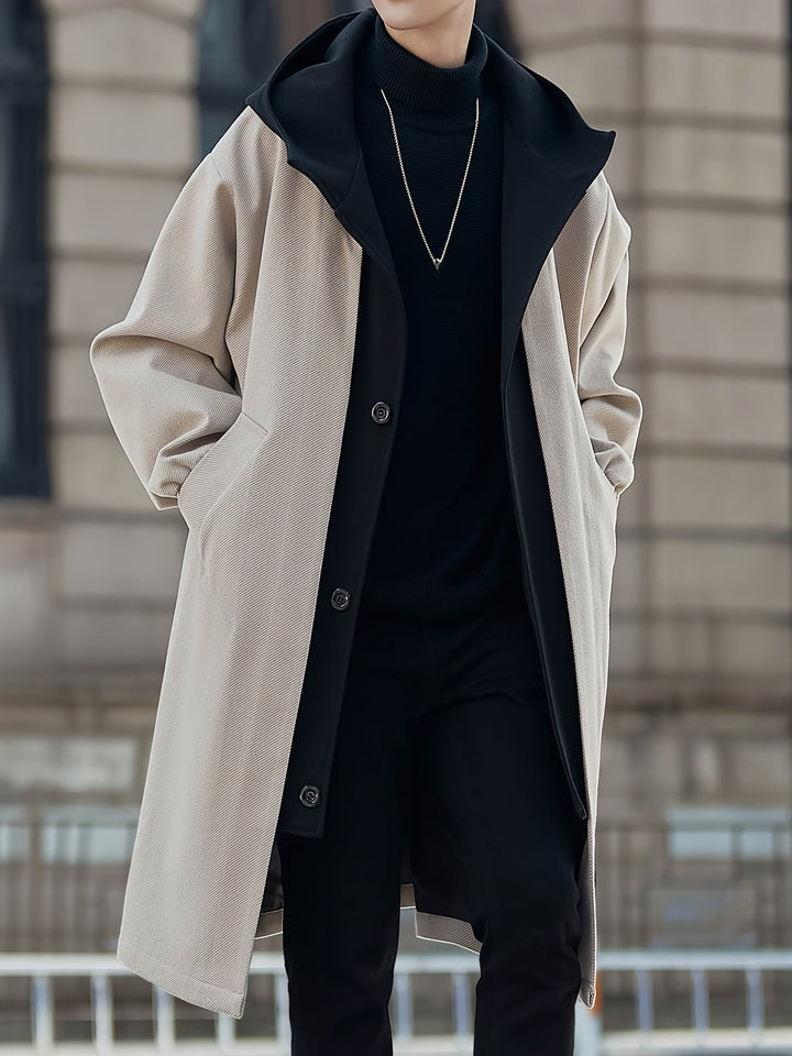 Harrison | Hooded Longline Coat – Zeitlose Eleganz für Jeden Tag