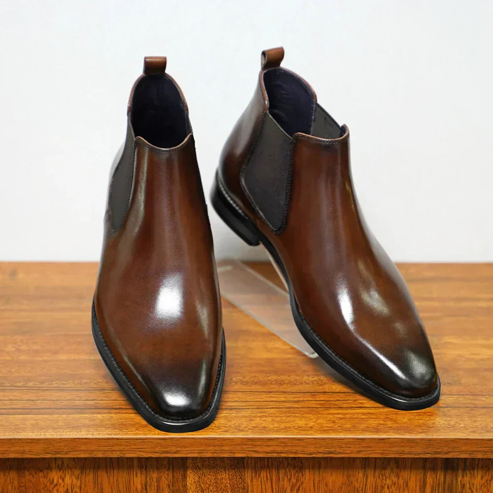 Blake | Chelsea-Stiefel aus Leder – Eleganter klassischer Stil für Männer