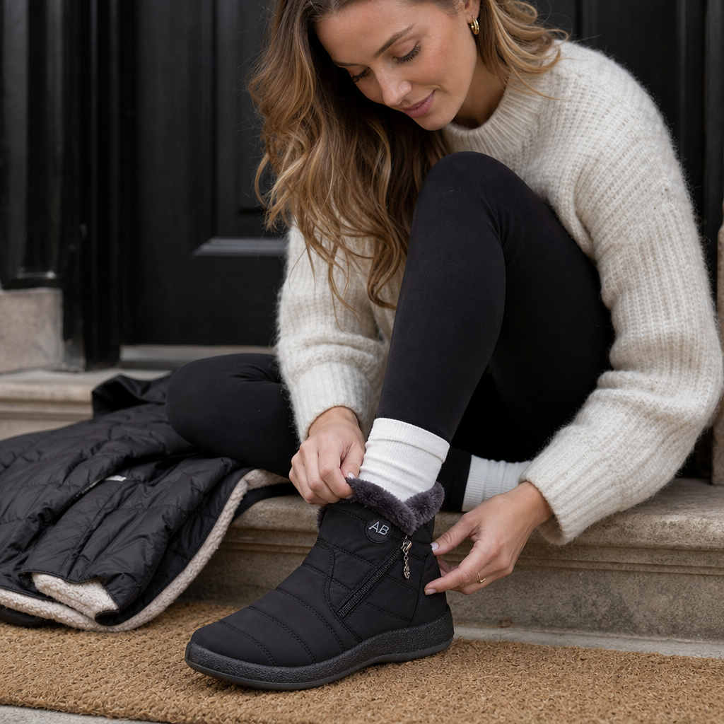 Lunavia | Zipper Ankle Boots – Warm und Wasserabweisend für Frauen