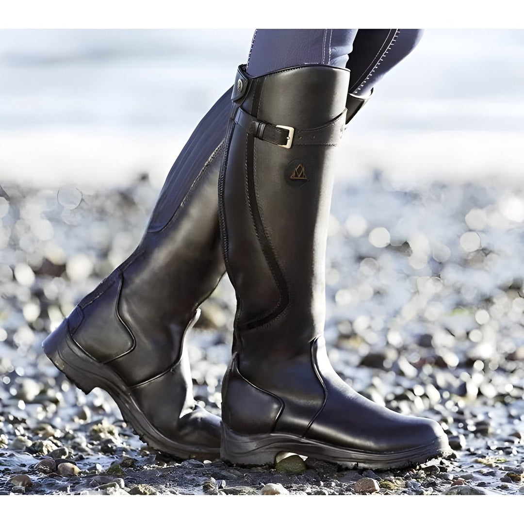 Alicia | Waterproof knee-high leather riding boots for all weather conditions