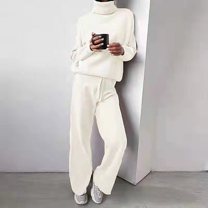 Elena | Elegant and Cozy Two-Piece Set with Turtleneck