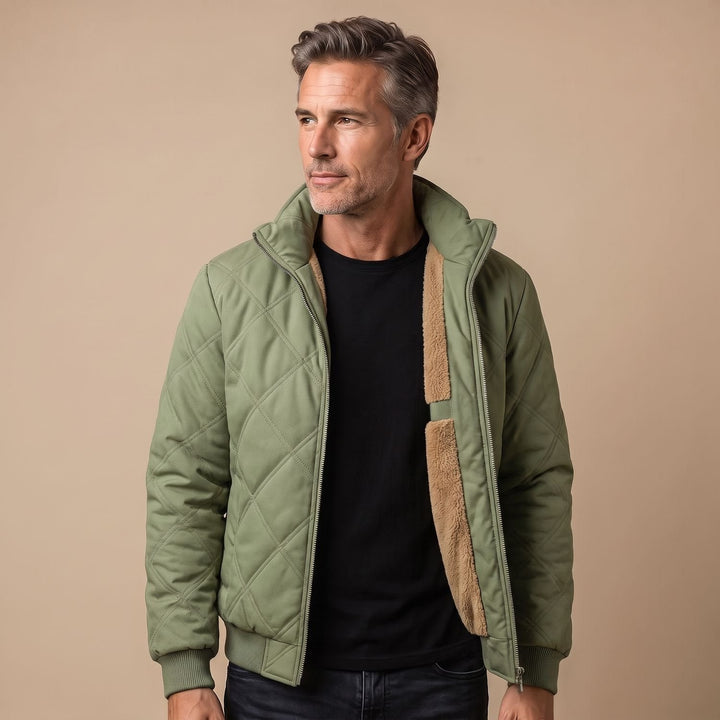 Maximilian | Steppjacke für Herren mit wärmendem Fleece-Innenfutter