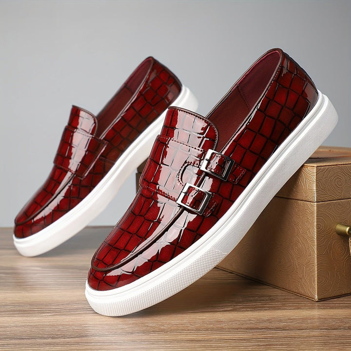 Xavier | Textured Slip-On Loafers – Bequeme Eleganz für Herren