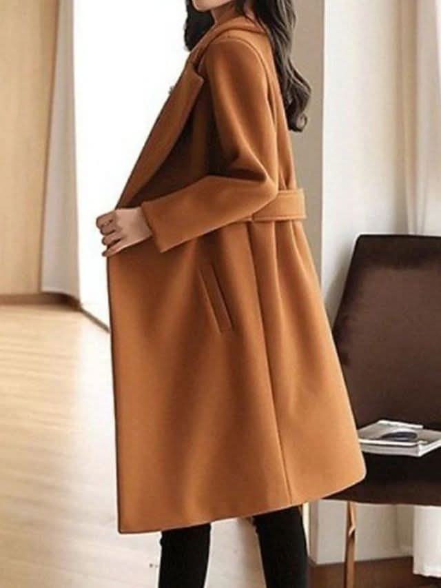 SIENNA | Wollmantel für Frauen – Elegante, zeitlose Silhouette