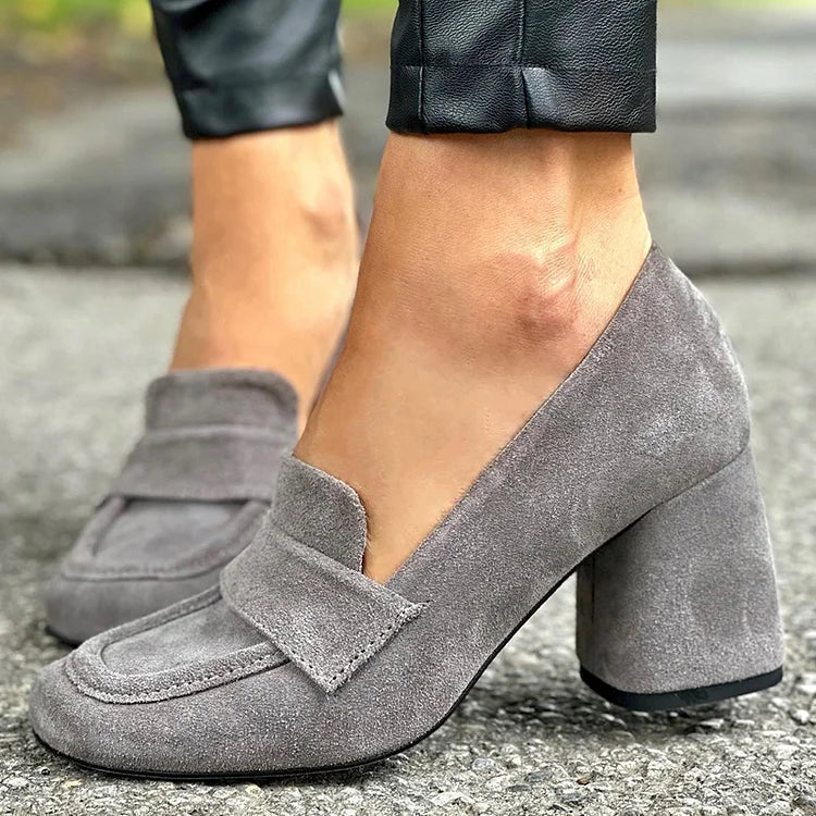 Victoria | Elegant Loafer with Comfortable Block Heel
