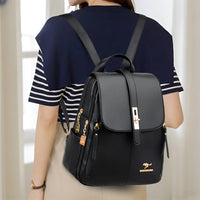 Freya | Eleganter Leder-Rucksack für stilvolle Alltagsmomente