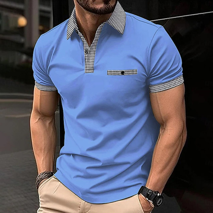 Easton | Polo Shirt mit Karree-Kragen – Klassischer Stil für Männer