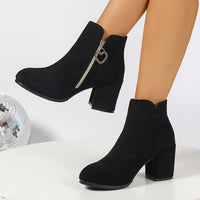 Amelia | Timeless Ankle Boots With Striking Block Heels