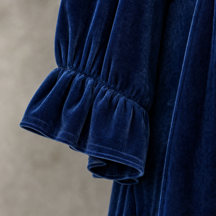 Veloura | Ruffled Sleeve Maxi Dress – Elegantes Design für Frauen