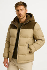 Xavier | Padded winter jacket with adjustable hood