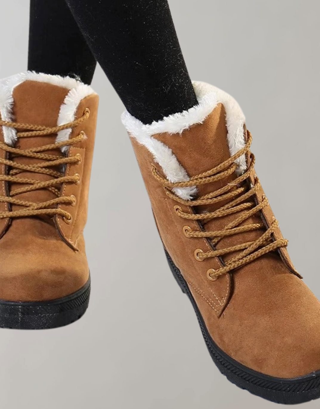 Luisa | Stiefeletten – Gefütterte Schnür-Winterboots für Damen