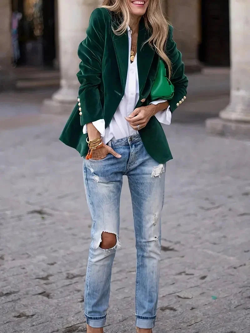 Sophie | Luxurious and Elegant Velvet Blazer
