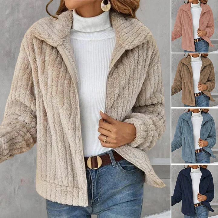 Hannah | Short, Modern Knitted Cardigan for Women